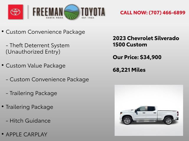 Used 2023 Chevrolet Silverado 1500 Custom AWD/4WD image 12