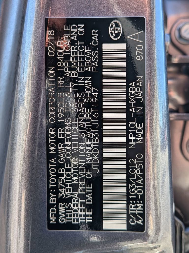 Used 2018 Toyota Prius C Four image 33