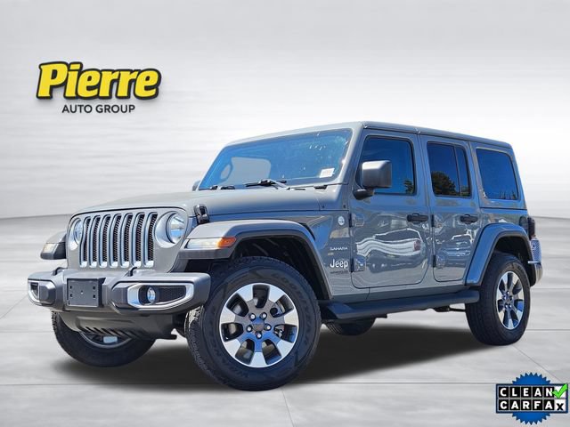 Used 2021 Jeep Wrangler Unlimited Sahara w/ Uconnect 4C Nav & Sound Group AWD/4WD image 1