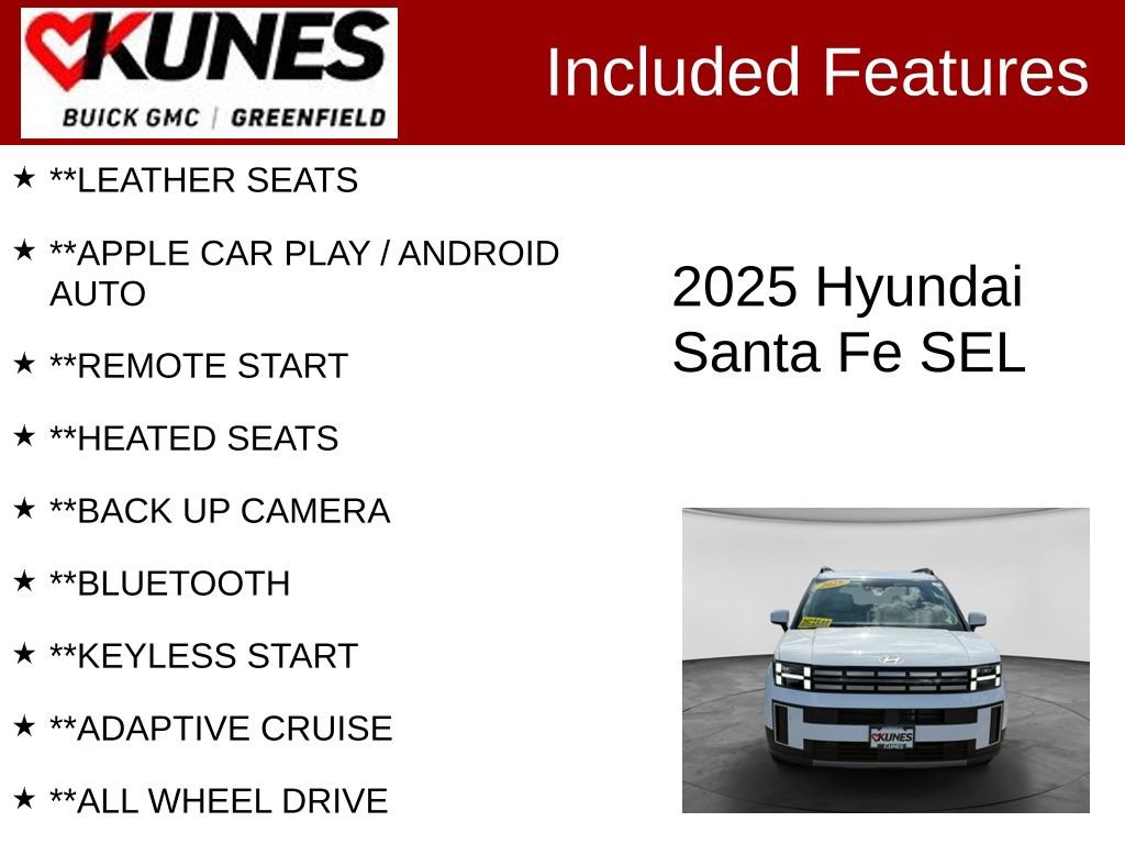 Used 2025 Hyundai Santa Fe SEL AWD/4WD image 2