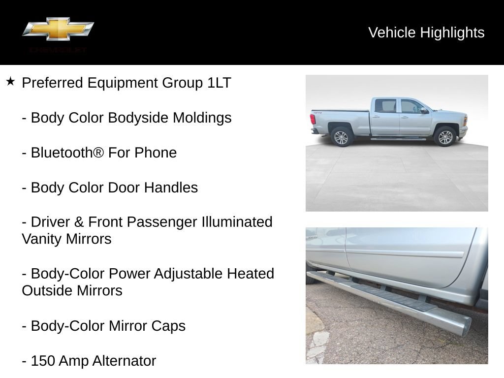 Used 2015 Chevrolet Silverado 1500 LT w/ All Star Edition AWD/4WD image 17