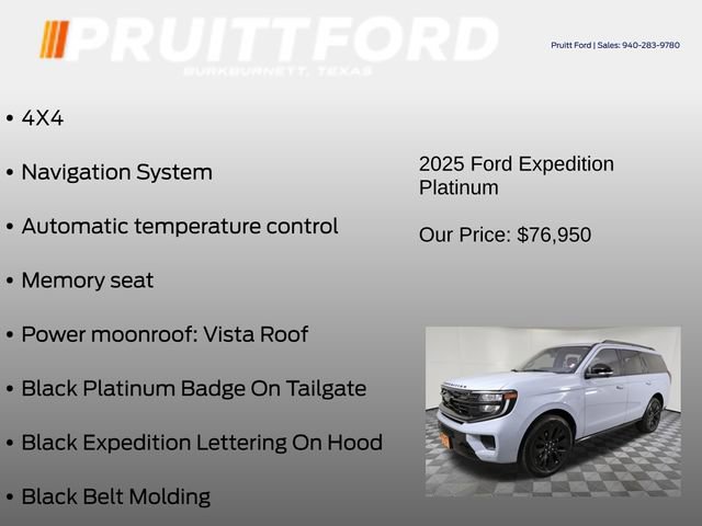 Used 2025 Ford Expedition Platinum w/ Stealth Appearance Package image 19