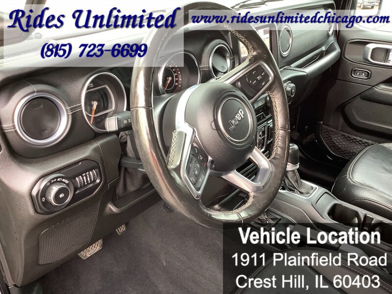 Used 2019 Jeep Wrangler Unlimited Sahara w/ Uconnect 4C Nav & Sound Group AWD/4WD image 5