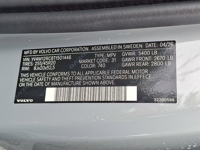New 2026 Volvo XC60 B5 Plus w/ Protection Package Premier AWD/4WD image 9
