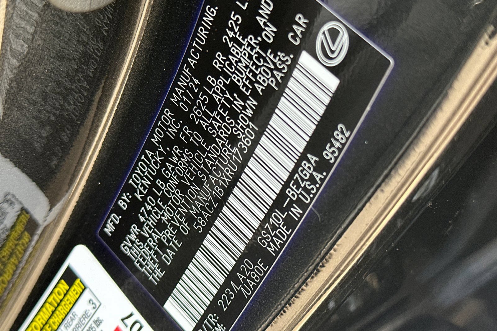 Used 2024 Lexus ES 350 w/ Accessory Package (Z2) FWD image 38