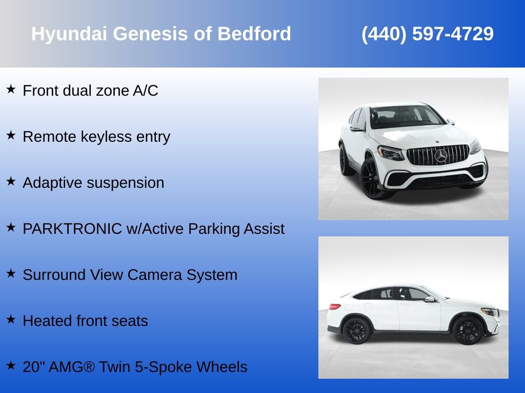Used 2019 Mercedes-Benz GLC 63 AMG 4MATIC Coupe w/ Parking Assist Package image 14