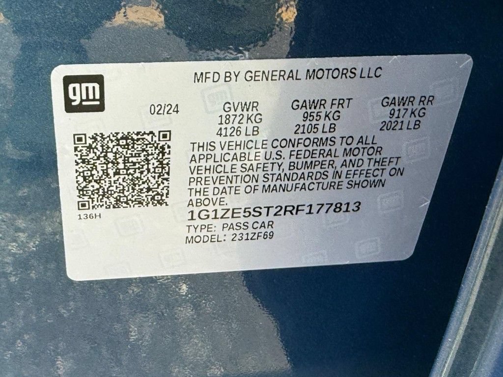 Used 2024 Chevrolet Malibu LT FWD image 21