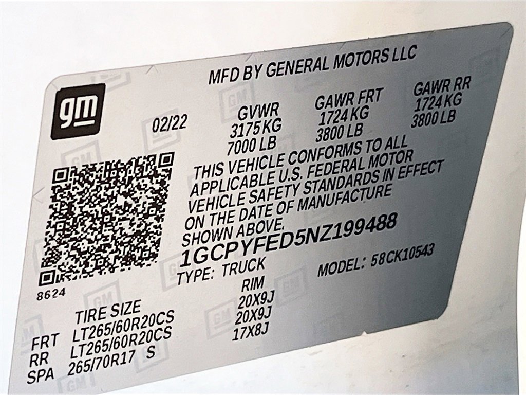 Used 2022 Chevrolet Silverado 1500 LT Trail Boss w/ Safety Package image 31