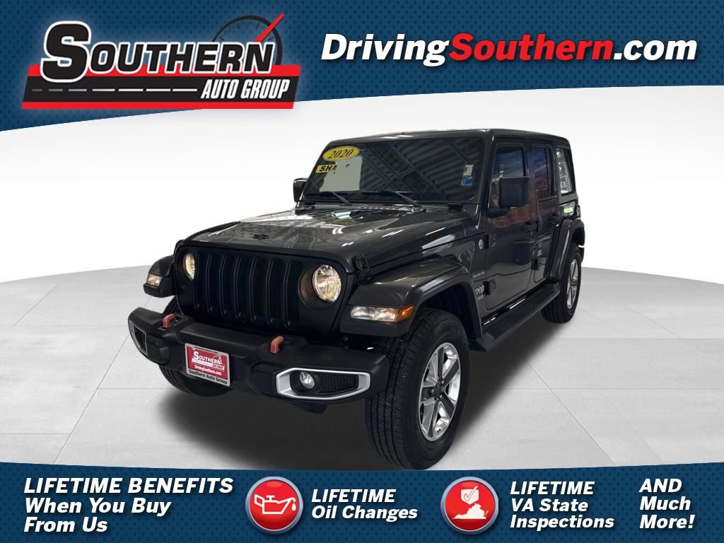 Used 2020 Jeep Wrangler Unlimited Sahara AWD/4WD image 1