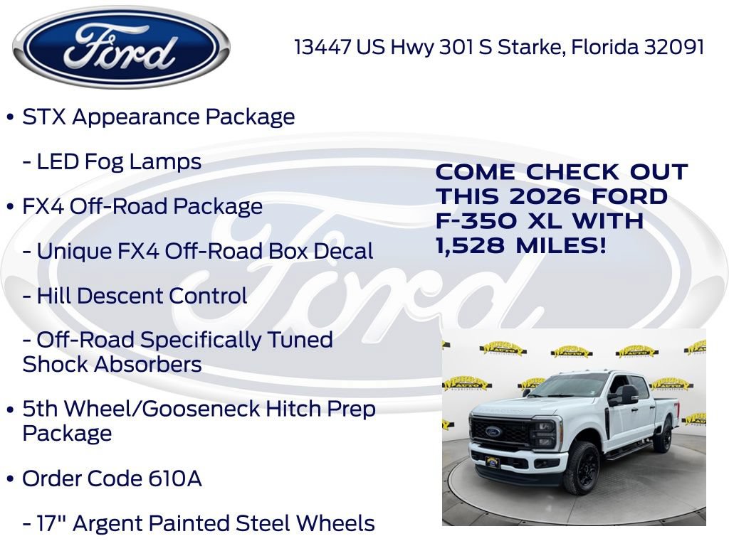 Used 2026 Ford F350 XL w/ STX Appearance Package AWD/4WD image 20