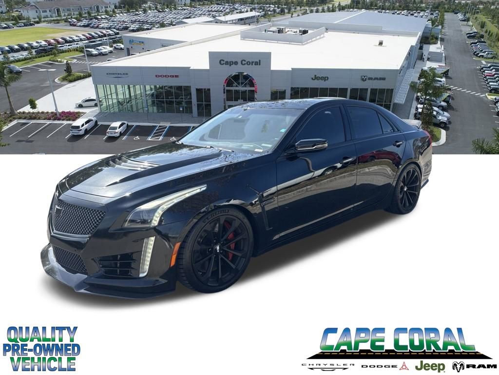 Used 2016 Cadillac CTS V w/ Luxury Package RWD image 1