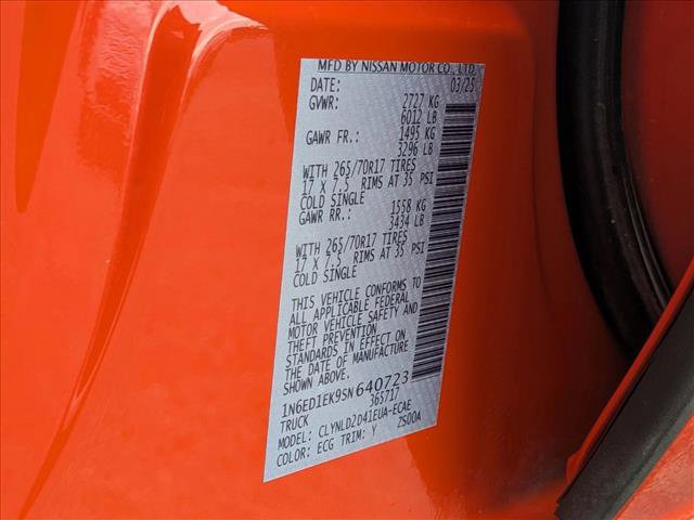 Used 2025 Nissan Frontier PRO-4X w/ Pro Premium Package AWD/4WD image 25