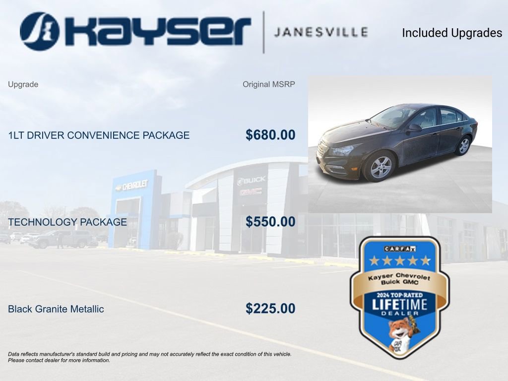 Used 2016 Chevrolet Cruze LT image 2