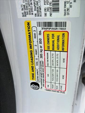 Used 2016 Ford Fusion Energi SE FWD image 20