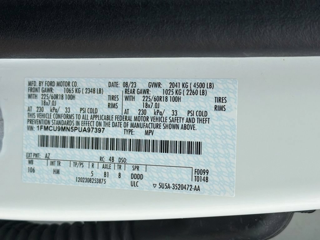 Used 2023 Ford Escape ST-Line w/ Tech Pack #1 AWD/4WD image 34