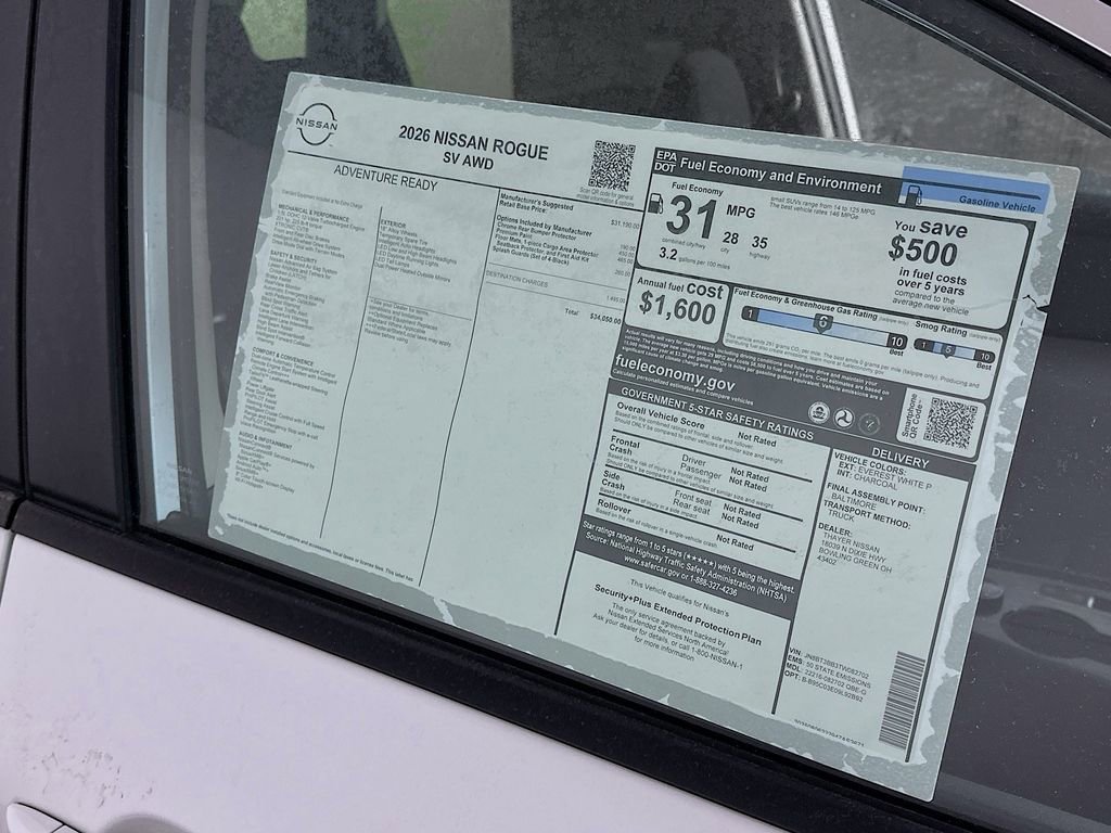 New 2026 Nissan Rogue SV image 13
