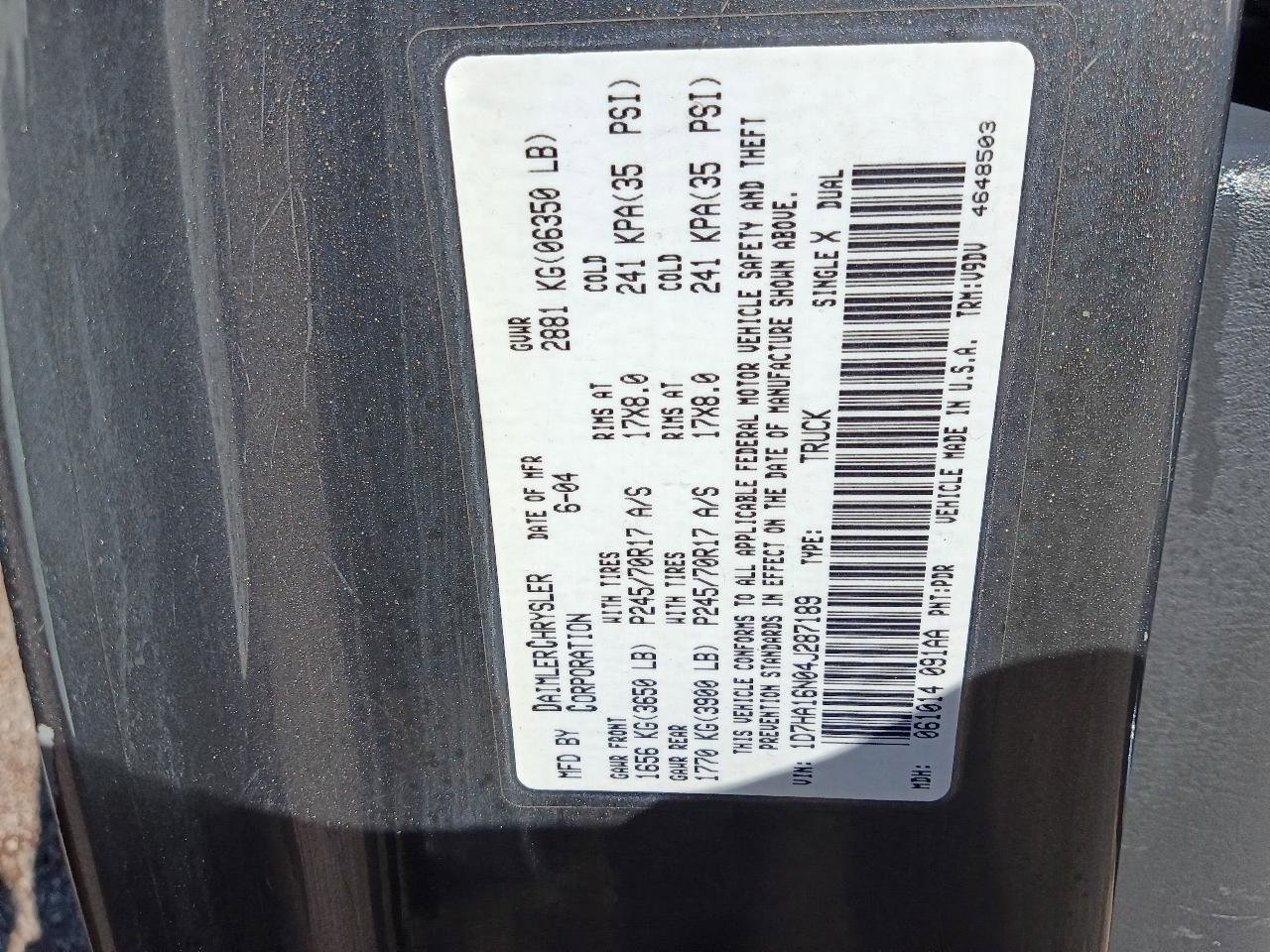 Used 2004 Dodge Ram 1500 Truck SLT image 31