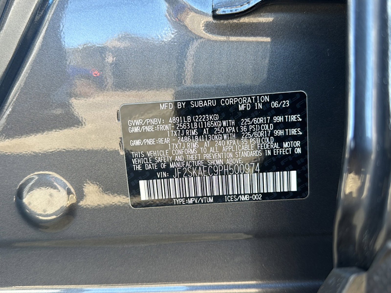 Certified 2023 Subaru Forester Premium AWD/4WD image 50