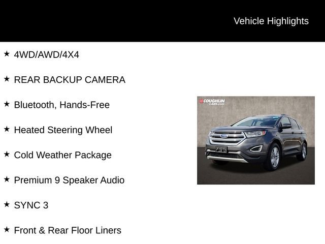 Used 2017 Ford Edge SEL w/ Equipment Group 201A image 2