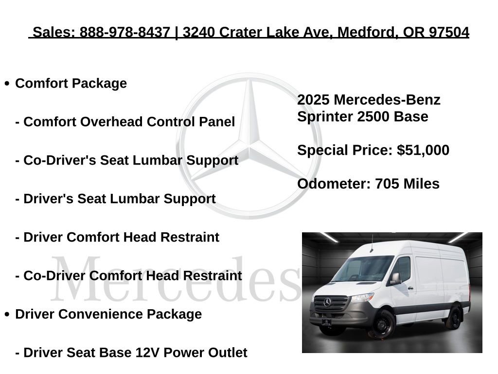 Used 2025 Mercedes-Benz Sprinter 2500 image 5