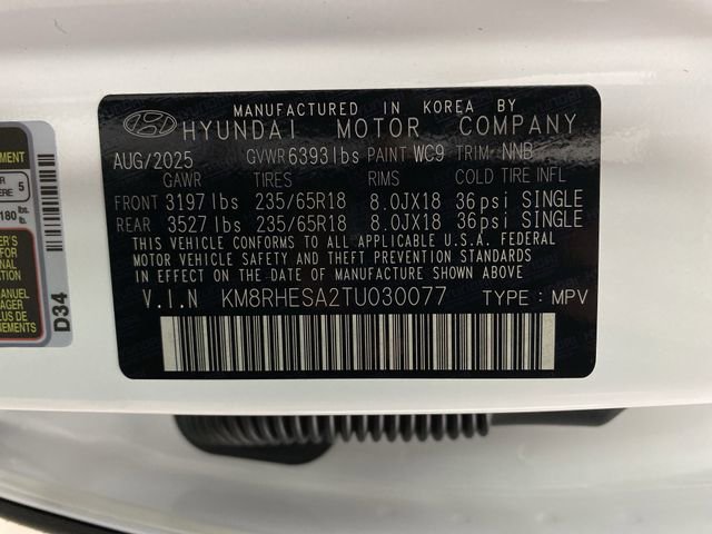 New 2026 Hyundai Palisade SEL Premium image 40