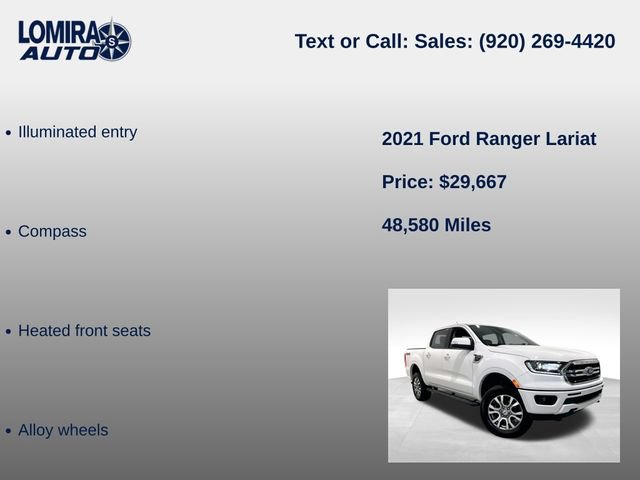 Used 2021 Ford Ranger Lariat AWD/4WD image 27