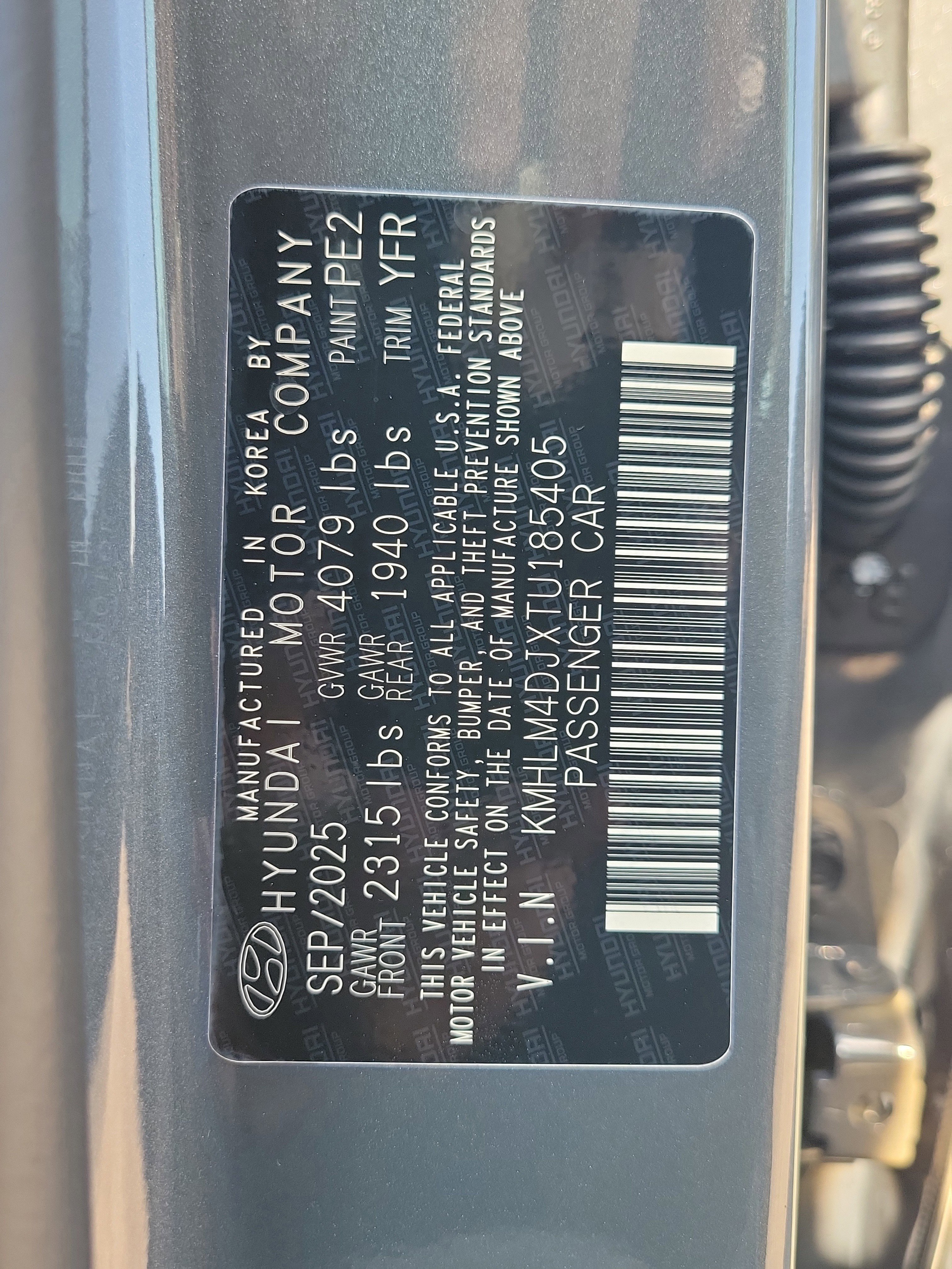 New 2026 Hyundai Elantra Blue image 10