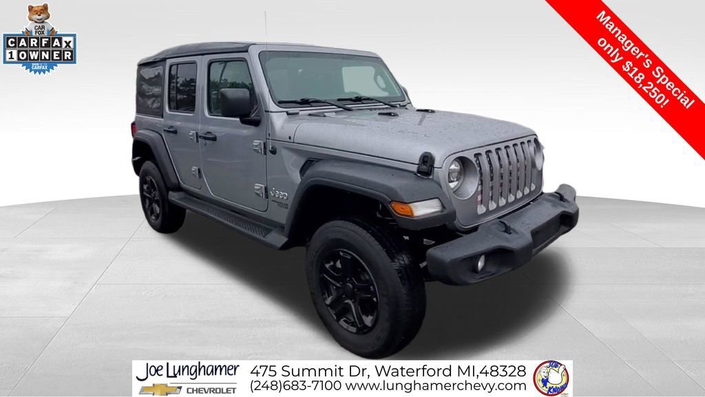 Used 2021 Jeep Wrangler Unlimited Sport AWD/4WD image 2