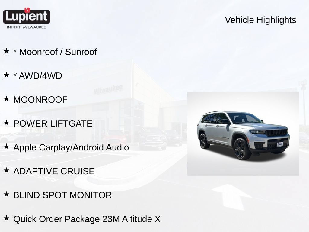 Used 2024 Jeep Grand Cherokee L Altitude AWD/4WD image 2