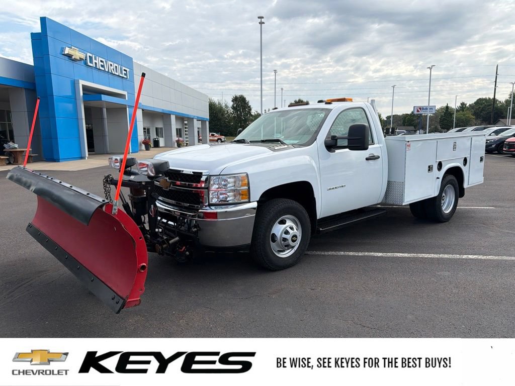 Used 2013 Chevrolet Silverado 3500 W/T w/ Snow Plow Prep Package AWD/4WD image 1