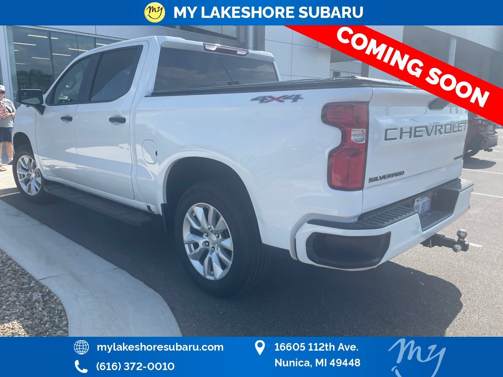 Used 2021 Chevrolet Silverado 1500 Custom w/ LPO, Dark Essentials Package AWD/4WD image 4