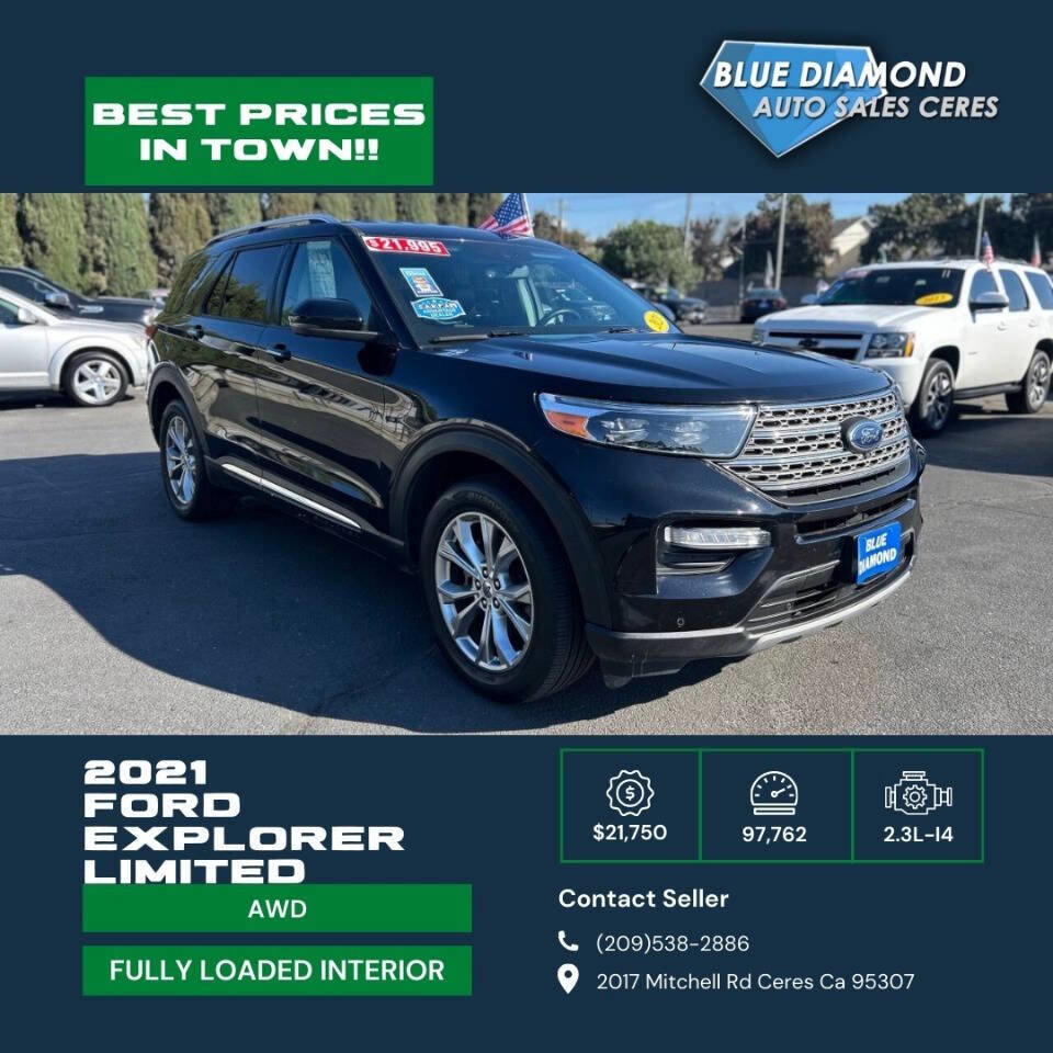 Used 2021 Ford Explorer Limited w/ Equipment Group 301A image 2