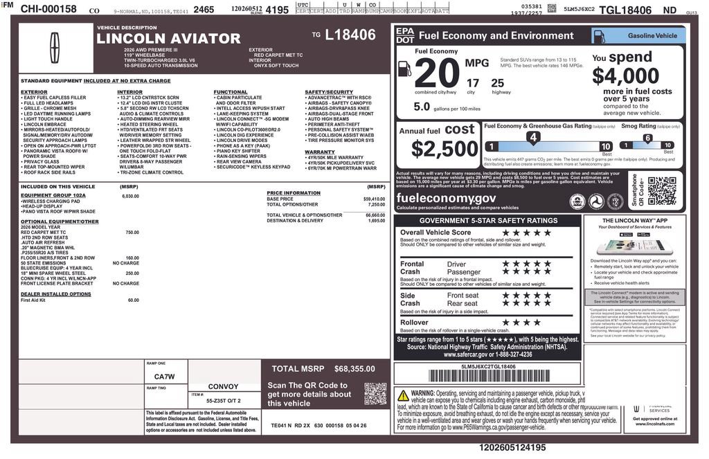 New 2026 Lincoln Aviator AWD image 42