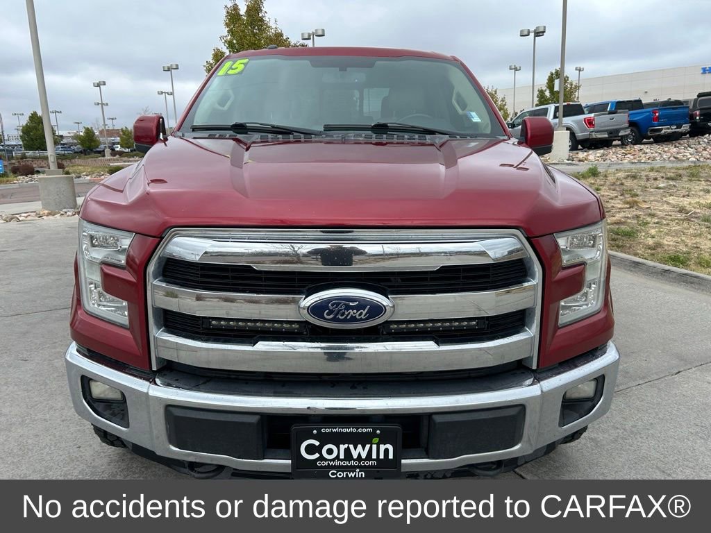 Used 2015 Ford F150 Lariat w/ Equipment Group 501A Mid AWD/4WD image 2
