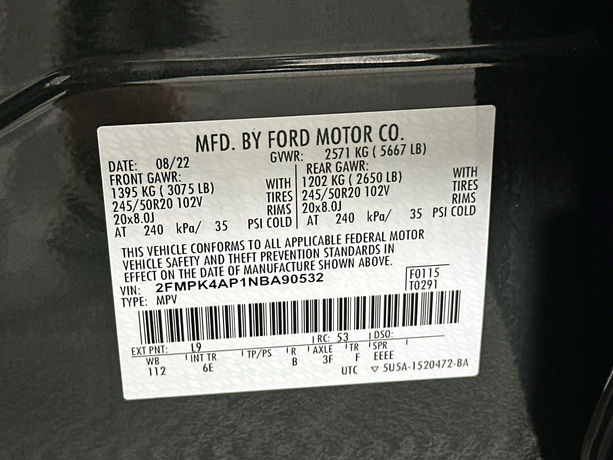 Used 2022 Ford Edge ST AWD/4WD image 12