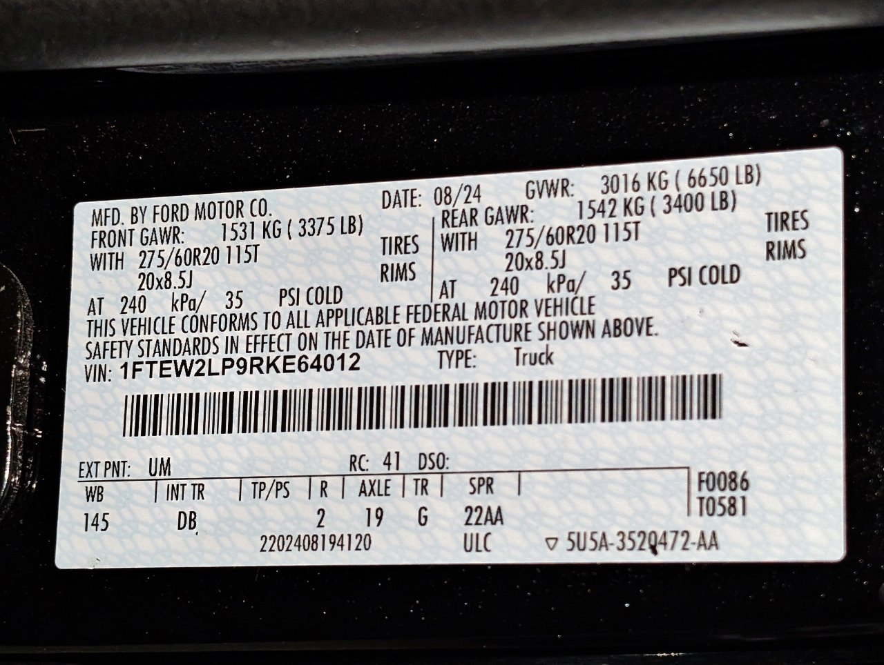 Used 2024 Ford F150 STX image 51