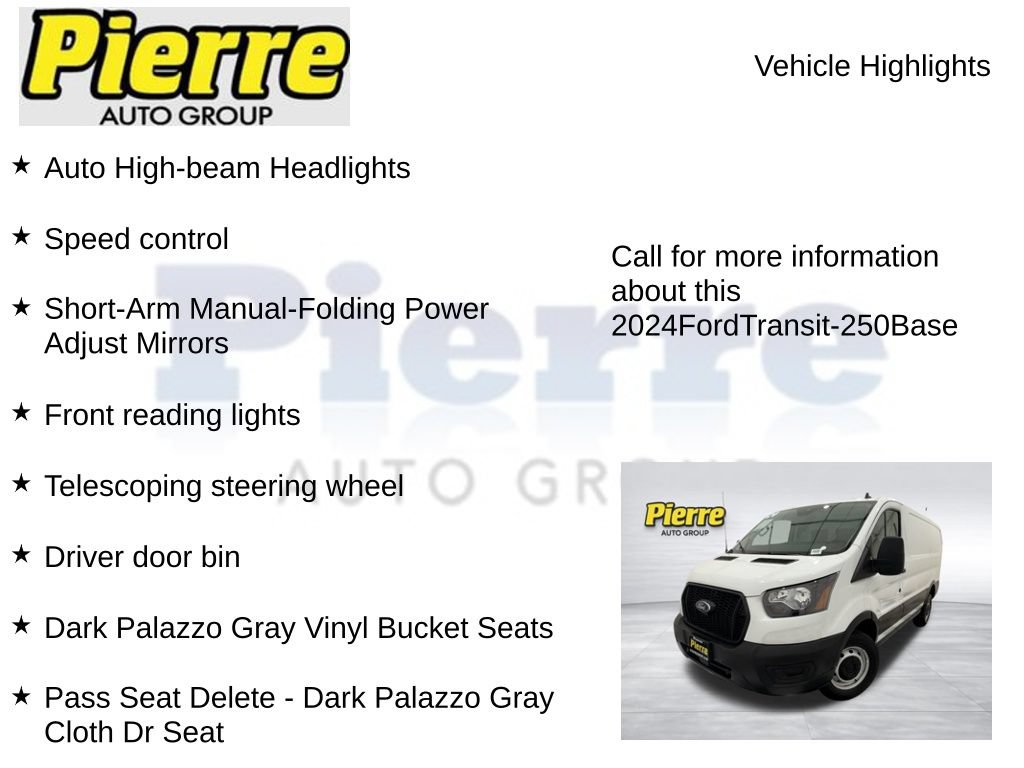 Used 2024 Ford Transit 250 Low Roof RWD image 14