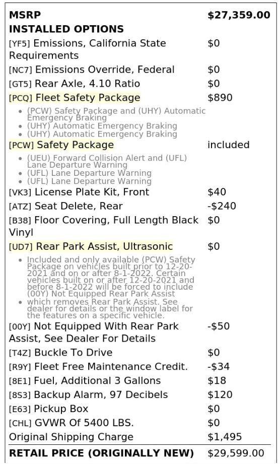 Used 2022 Chevrolet Colorado LT w/ Fleet Safety Package RWD image 4