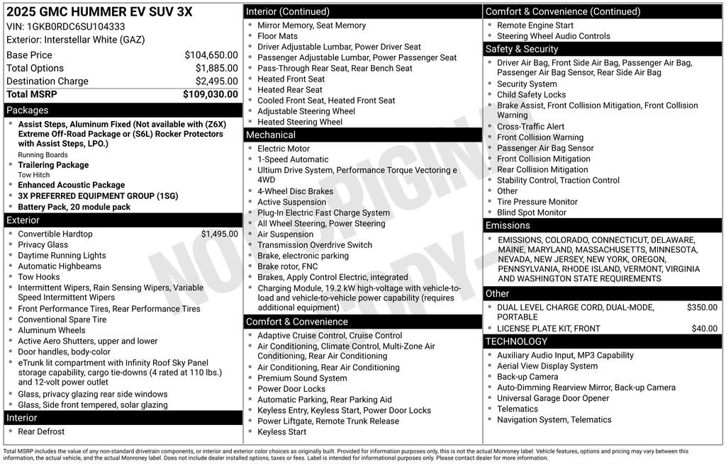 New 2025 GMC Hummer EV 3X image 6