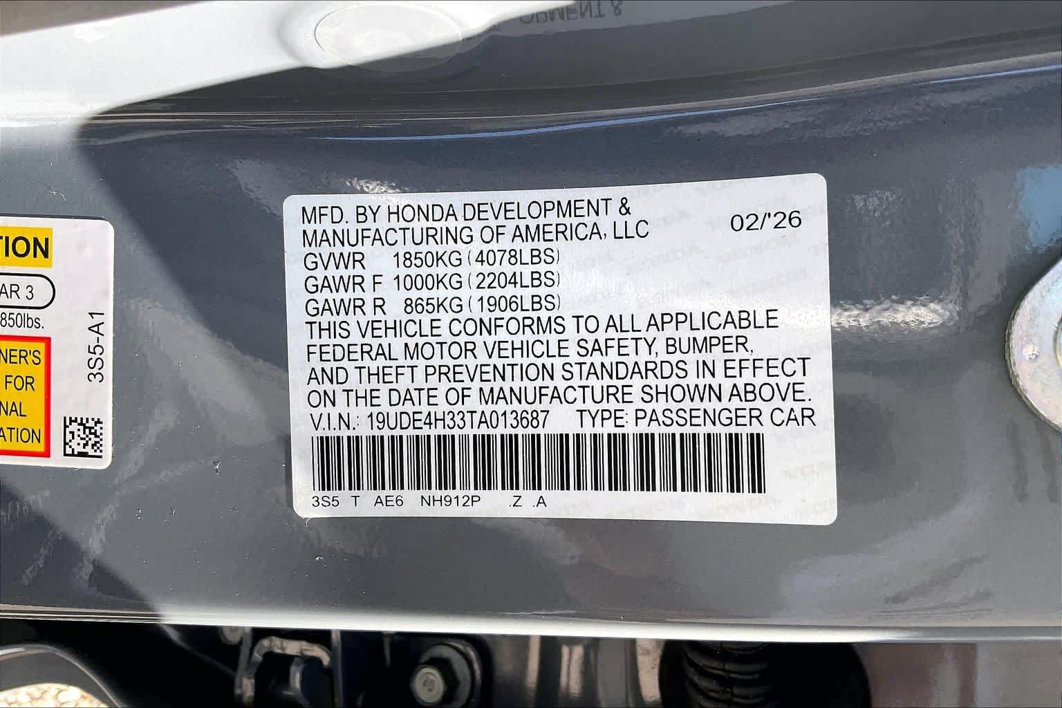 Certified 2026 Acura Integra A-Spec FWD image 33