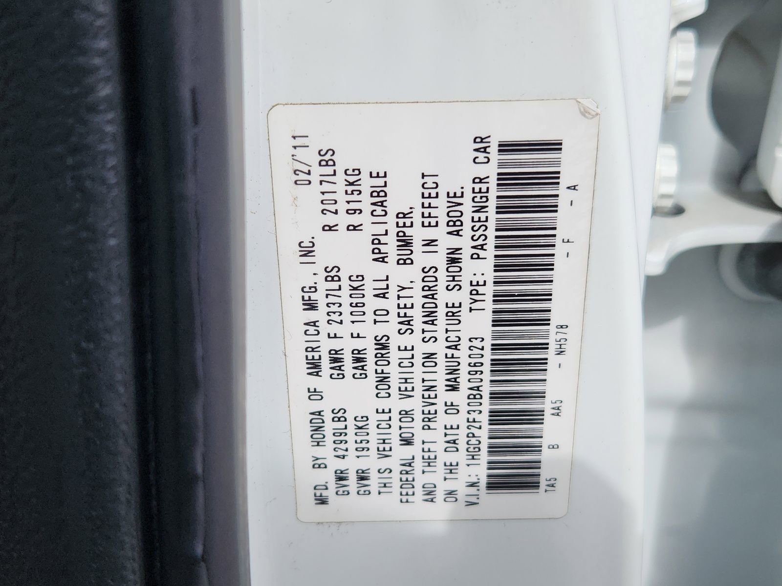 Used 2011 Honda Accord LX image 18
