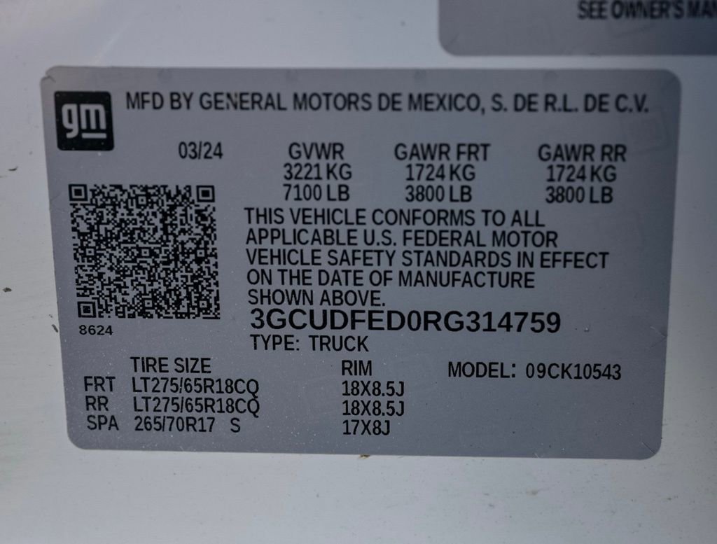 Used 2024 Chevrolet Silverado 1500 LT Trail Boss w/ Protection Package image 41