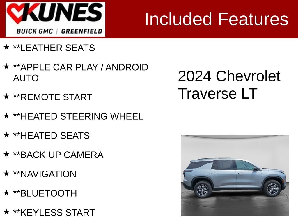 Used 2024 Chevrolet Traverse LT AWD/4WD image 2