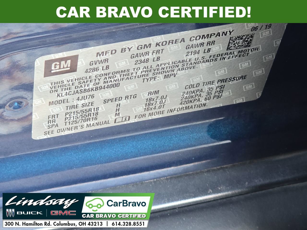 Certified 2019 Buick Encore Preferred image 32