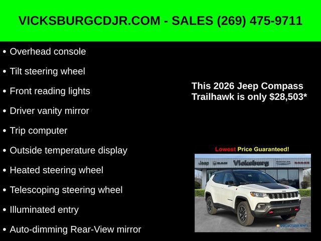 New 2026 Jeep Compass Trailhawk image 27