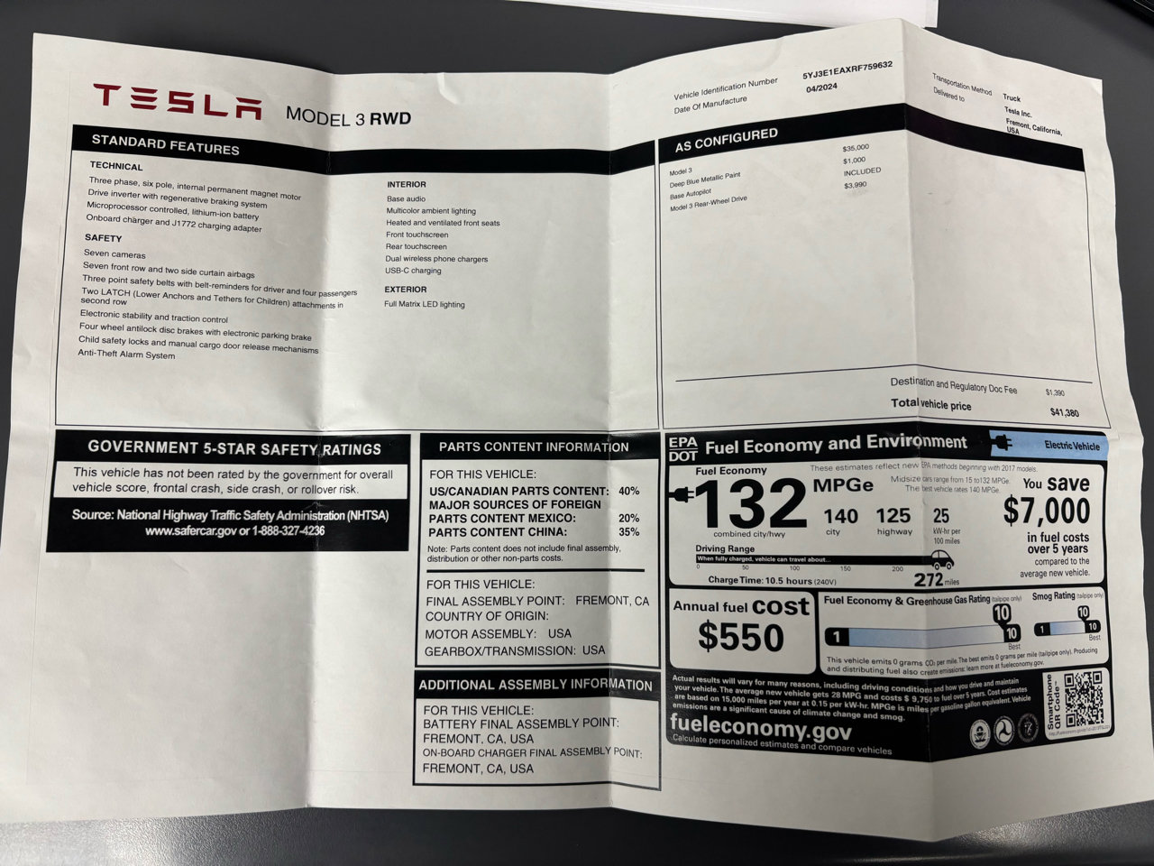 Used 2024 Tesla Model 3 image 32