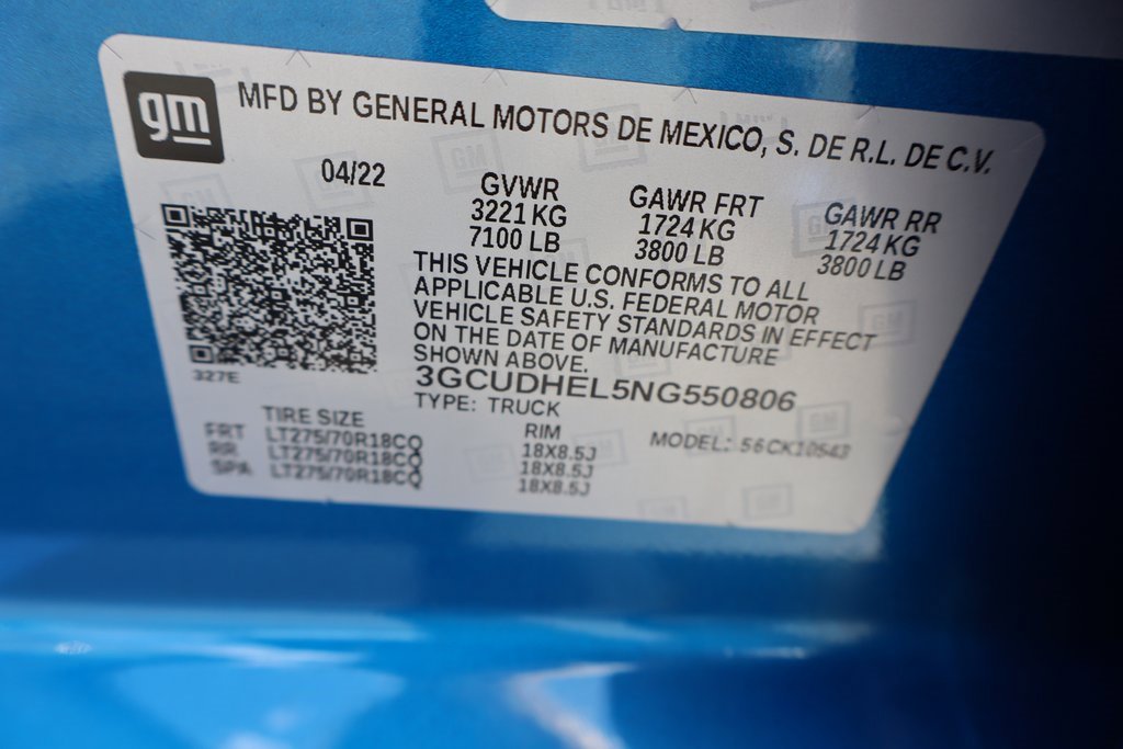 Used 2022 Chevrolet Silverado 1500 ZR2 w/ Technology Package image 39