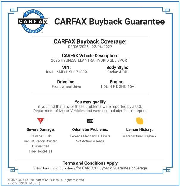 Certified 2025 Hyundai Elantra SEL image 2