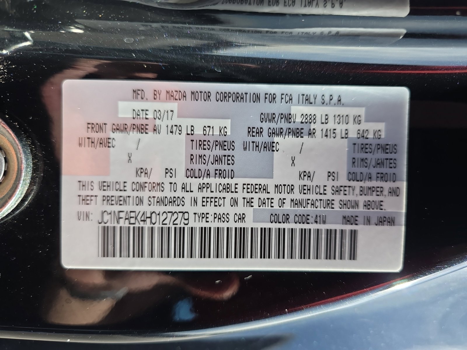 Used 2017 FIAT 124 Spider Classica image 25