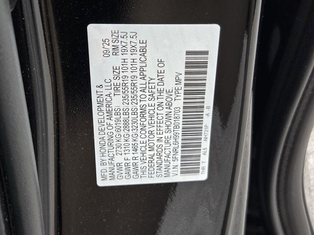 Certified 2026 Honda Odyssey Elite image 44
